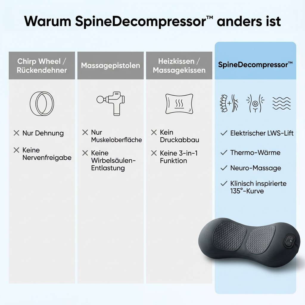 SpineDecompressor™ – Spürbare Entlastung in nur 15 Minuten täglich